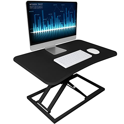 Amazon | スタンディングデスク 卓上 SHUWEI 天板サイズ73×47cm ガス圧